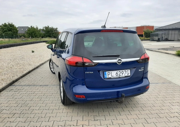 Opel Zafira cena 46900 przebieg: 186000, rok produkcji 2018 z Leszno małe 154